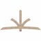 Ekena Millwork Davenport Smooth Timber Gable Bracket, Douglas Fir, 96"W x 48"H x 3 1/2"D x 5 1/2"F, 12/12 Pitch GBW096X48X0406DAV00SDF - alternate 1